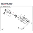 WATER PUMP SHAFT product image