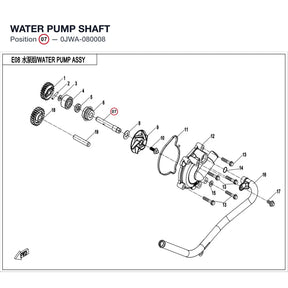 WATER PUMP SHAFT product image