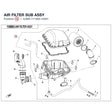 AIR FILTER SUB ASSY product image