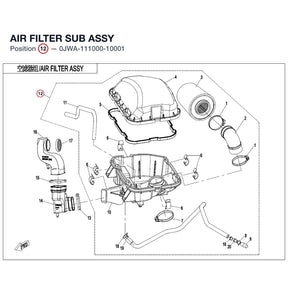 AIR FILTER SUB ASSY product image