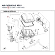 AIR FILTER SUB ASSY product image