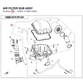 AIR FILTER SUB ASSY product image