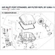 AIR INLET PORT STRAINER, AIR FILTER REPL BY 0JWA-113200-10000 product image