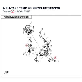AIR INTAKE TEMP. @^ PRESSURE SENSOR product image