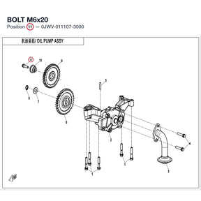 BOLT M6x20 product image