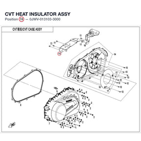 CVT HEAT INSULATOR ASSY product image