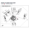 FRONT CYLINDER HEAD ASSY product image
