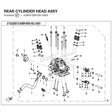 REAR CYLINDER HEAD ASSY product image