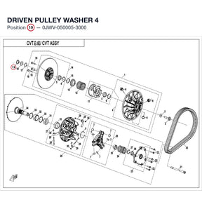 DRIVEN PULLEY WASHER 4 product image