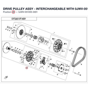 DRIVE PULLEY ASSY product image