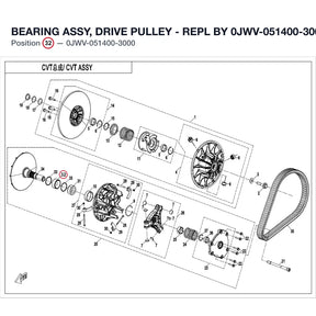 BEARING ASSY, DRIVE PULLEY product image