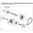THRUST DISC ASSY product image