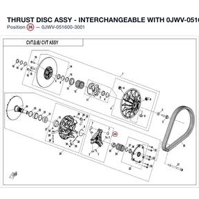 THRUST DISC ASSY product image