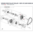 DRIVEN FIXED PULLEY ROLLER product image