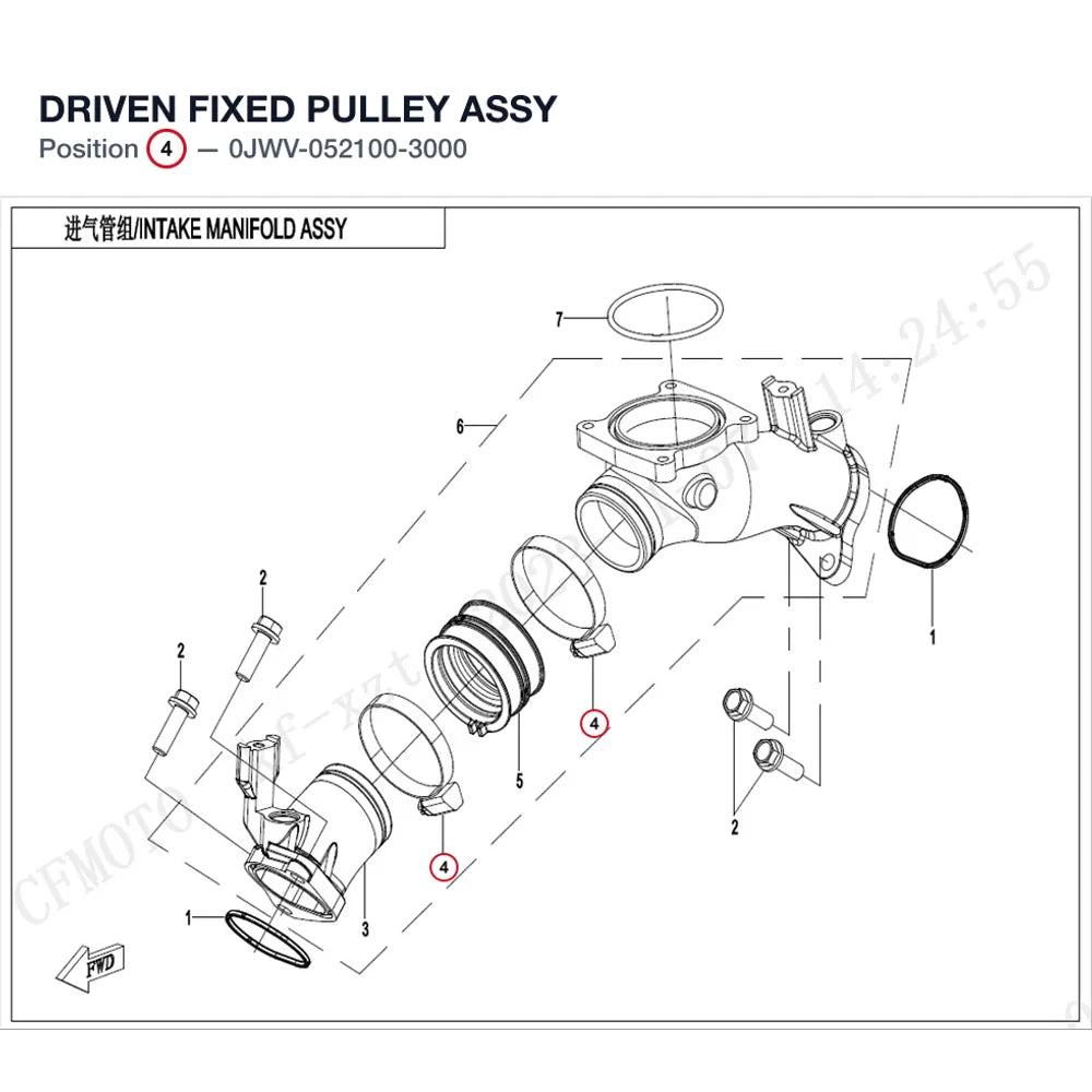 DRIVEN FIXED PULLEY ASSY product image