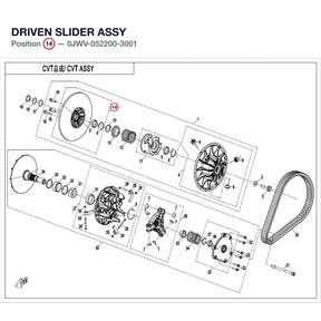DRIVEN SLIDER ASSY product image