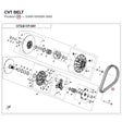 CVT BELT product image