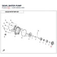 GEAR, WATER PUMP product image