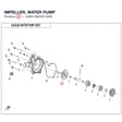 IMPELLER, WATER PUMP product image