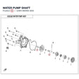 WATER PUMP SHAFT product image