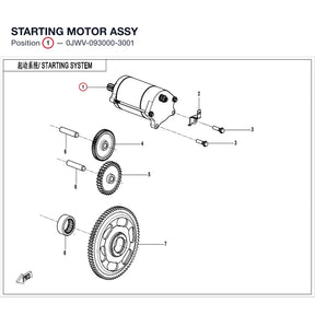 STARTING MOTOR ASSY product image