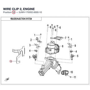 WIRE CLIP 2, ENGINE product image