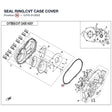 SEAL RING,CVT CASE COVER product image