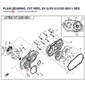 PLAIN BEARING, CVT REPL BY 0JY0-013102-00011 product image