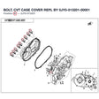 BOLT, CVT CASE COVER REPL BY 0JY0-013201-00001 product image