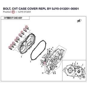 BOLT, CVT CASE COVER REPL BY 0JY0-013201-00001 product image