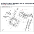 SECOND CYLINDER BODY ASSY REPL BY 0JY0-023200-10011 product image
