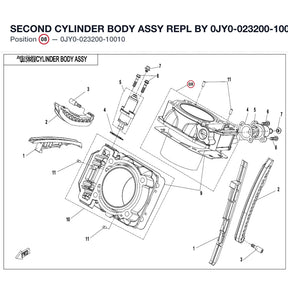 SECOND CYLINDER BODY ASSY REPL BY 0JY0-023200-10011 product image