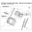 SECOND CYLINDER BODY ASSY product image