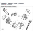 CAMSHAFT SUB ASSY, FRONT CYLINDER product image