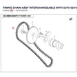 TIMING CHAIN ASSY INTERCHANGEABLE WITH 0JY0-024100-10000 product image