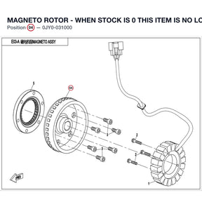 MAGNETO ROTOR - WHEN STOCK IS 0 THIS ITEM IS NO LONGER AVAILABLE product image