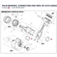 PALIN BEARING, CONNECTING ROD REPL BY 0JY0-040003-00022 product image