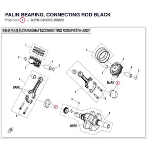 PALIN BEARING, CONNECTING ROD product image
