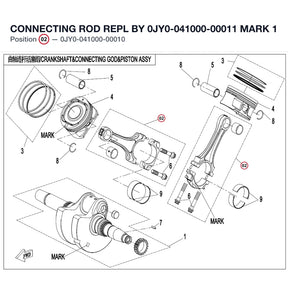 CONNECTING ROD REPL BY 0JY0-041000-00011 product image