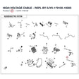 HIGH VOLTAGE CABLE - REPL BY 0JY0-179100-10000 product image