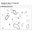 ENGINE OIL SEAL @^ O-RING SET product image