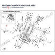 SECOND CYLINDER HEAD SUB ASSY product image