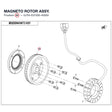 MAGNETO ROTOR ASSY. product image