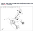 PISTON RING ASSY REPL BY 0800-0400A0 product image