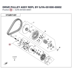 DRIVE PULLEY ASSY REPL BY 0JYA-051000-00002 product image
