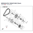 SERVICE KITS, THRUST DISC product image