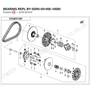 BEARING REPL BY 0GR0-051400-10000 product image