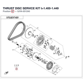 THRUST DISC SERVICE KIT product image