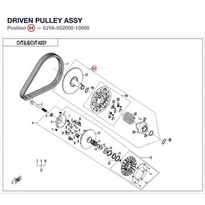 DRIVEN PULLEY ASSY product image