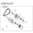 DRIVEN PULLEY ASSY product image